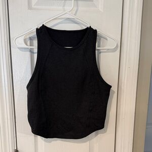 lululemon athletica Black Tank Top crop